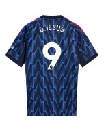 Arsenal Gabriel Jesus #9 Vieraspaita 2025-26 Lyhythihainen